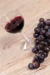 Image showing Grape and wine