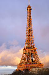 Image showing The Eiffel tower in Paris, France