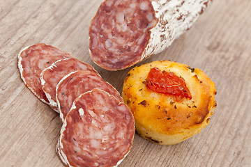 Image showing Rustic italian bread