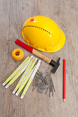 Image showing Carpenter equipment