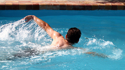 Image showing Swim practice