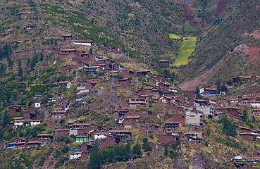 Image showing Village in the Sacred valley