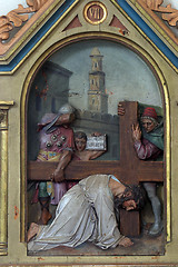 Image showing 7th Stations of the Cross