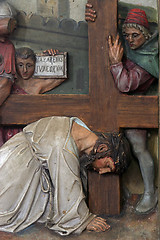 Image showing 7th Stations of the Cross