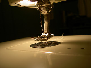 Image showing detail of sewingmachine