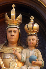 Image showing Blessed Virgin Mary with baby Jesus