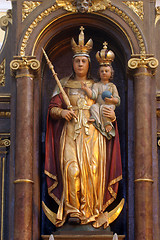 Image showing Blessed Virgin Mary with baby Jesus