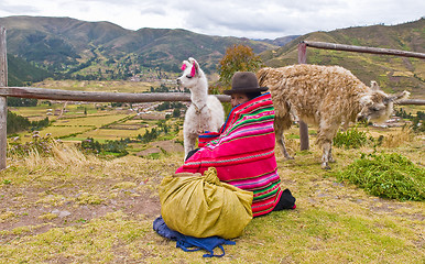 Image showing Peruvian woman