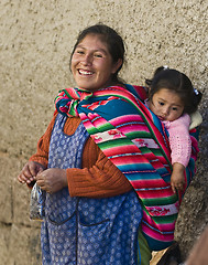 Image showing Peruvian mother