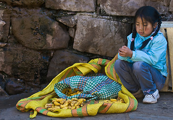 Image showing Peruvian girl