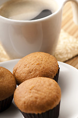 Image showing Coffee and cinnamon muffins