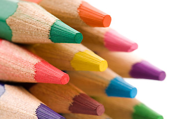 Image showing Pencils on white