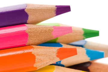 Image showing Pencils on white