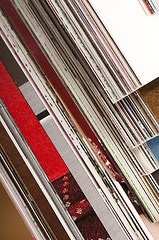 Image showing stack of magazines