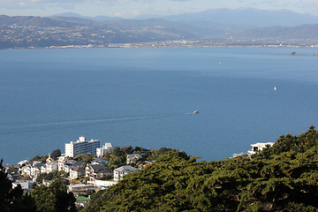 Image showing Wellington harbour