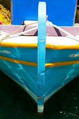 Image showing Detail of a fishing boat