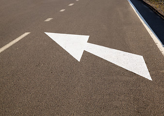 Image showing Road marking 