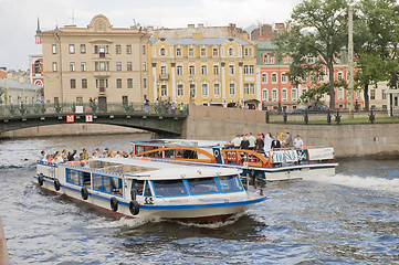 Image showing Tourist boat