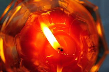 Image showing burning candle