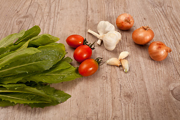 Image showing Chicory and spices