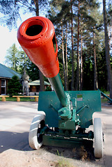 Image showing Soviet army cannon 