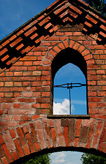 Image showing Window to the clouds 