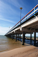 Image showing Sea bridge 