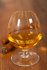 Image showing Whisky and cigars