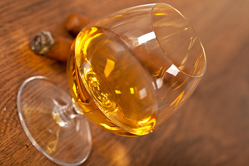 Image showing Whisky and cigars