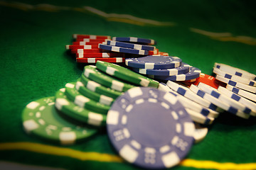 Image showing Poker chips