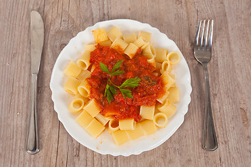 Image showing Italian pasta