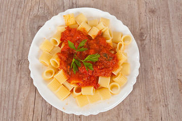 Image showing Italian pasta