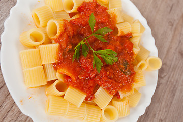 Image showing Italian pasta