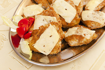 Image showing Cutlets with cheese