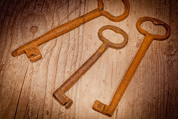 Image showing Old keys