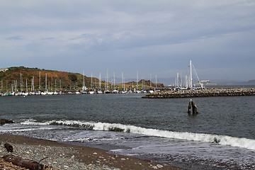 Image showing Boats on harbor