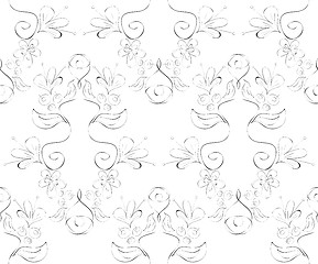 Image showing vector seamless floral pattern