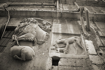 Image showing Historic facade Rome