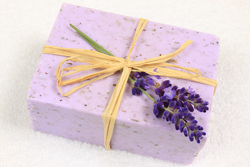 Image showing Lavender soap
