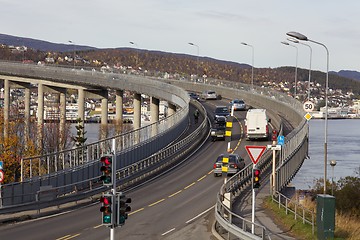 Image showing Tromsø city bridge