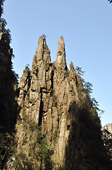 Image showing Landscape of rocky mountains