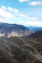 Image showing Landscape of mountains