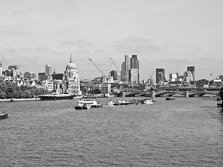 Image showing River Thames in London