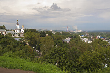 Image showing Historical and Industrial Vladimir city