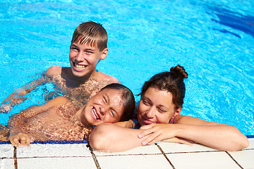 Image showing Happy Family Pool