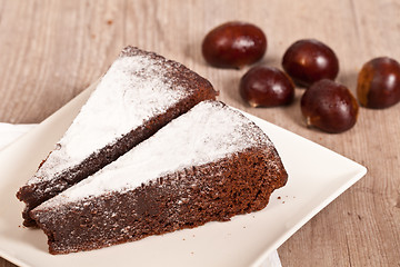 Image showing Chestnut cake