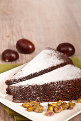 Image showing Chestnut cake