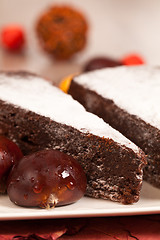 Image showing Chestnut cake