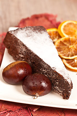 Image showing Chestnut cake