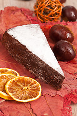 Image showing Chestnut cake